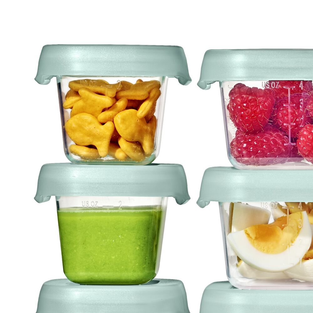 12-Piece Baby Blocks Food Storage Container Set - Opal O6