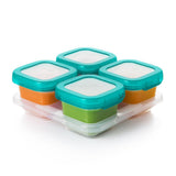6 oz Baby Blocks™ Plastic Freezer Storage Containers - Tot Teal I0