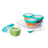 6 oz Baby Blocks™ Plastic Freezer Storage Containers - Tot Teal I0