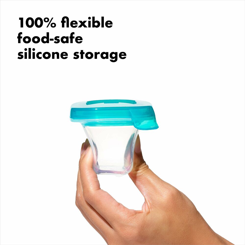 2 oz Baby Blocks™ Silicone Freezer Storage Containers K5
