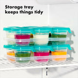 2 oz Baby Blocks™ Silicone Freezer Storage Containers K5