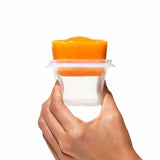 4 oz Baby Blocks™ Silicone Freezer Storage Containers - Tot Teal N8