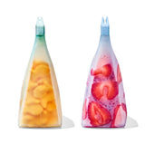 Tot Silicone Reusable Bag - 2-Piece Stand-Up Cup Set N4