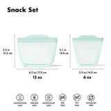 Tot Silicone Reusable Bag - 2-Piece Stand-Up Cup Set N4