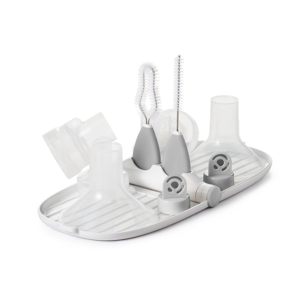 Breast Pump Parts Drying Rack with Detail Brushes Y6