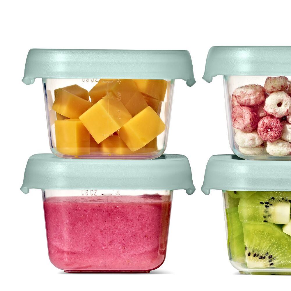 Baby Blocks Food Storage Containers (4 oz) - Opal S1