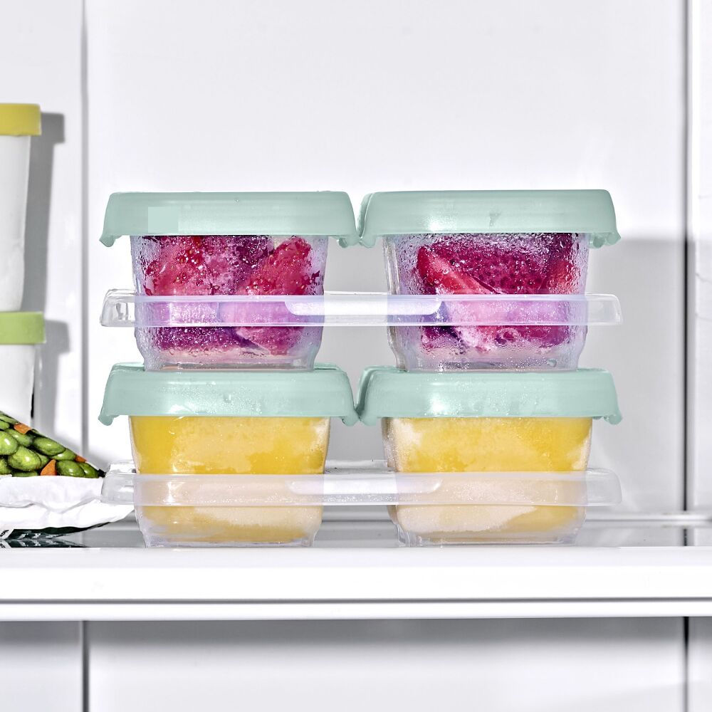 Baby Blocks Food Storage Containers (4 oz) - Opal S1