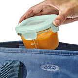 Glass Baby Blocks Food Storage Containers (4 oz) - Opal A0