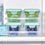 Glass Baby Blocks Food Storage Containers (4 oz) - Opal A0