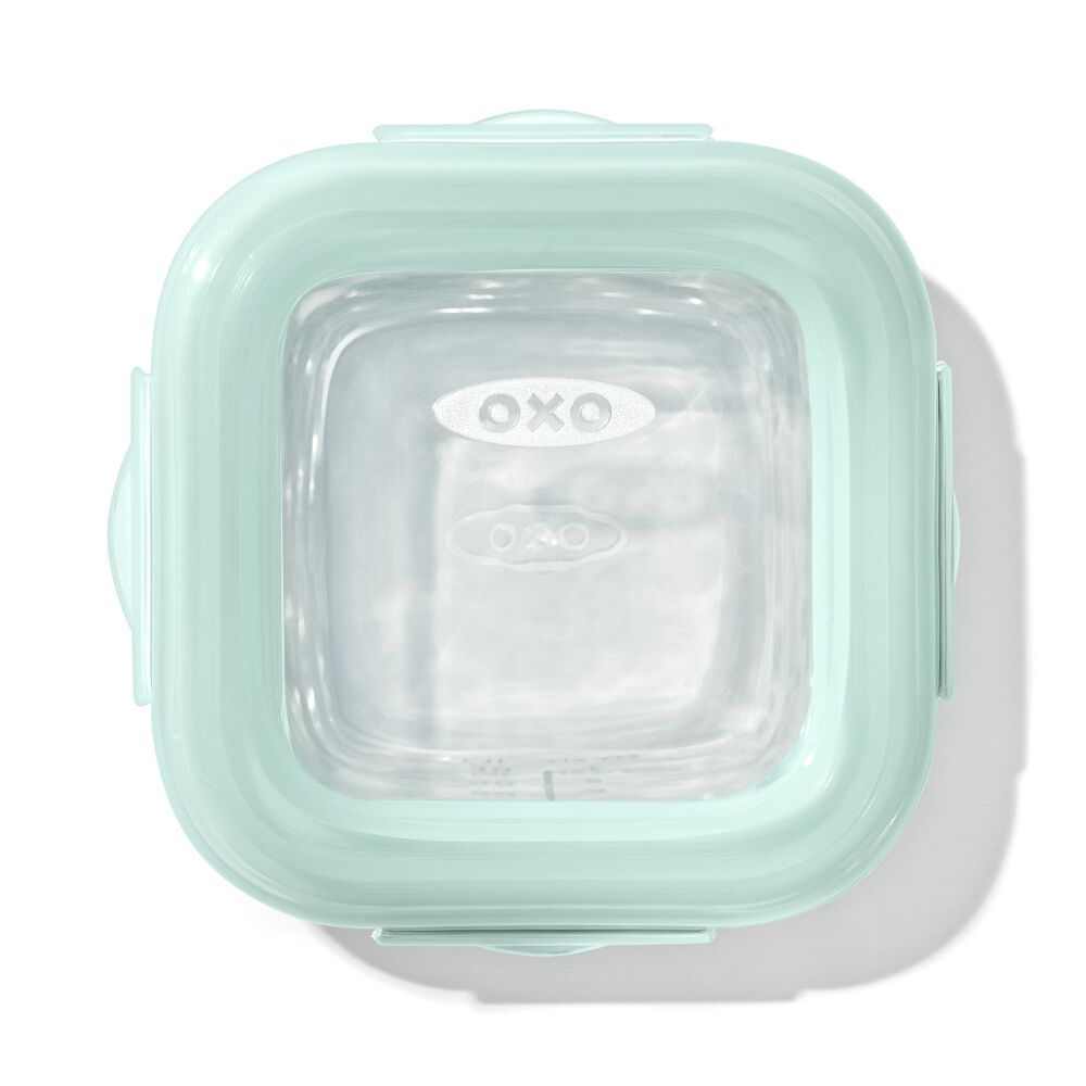 Glass Baby Blocks Food Storage Containers (4 oz) - Opal A0