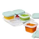 Silicone Baby Blocks Food Storage Containers (4 oz) - Opal I9