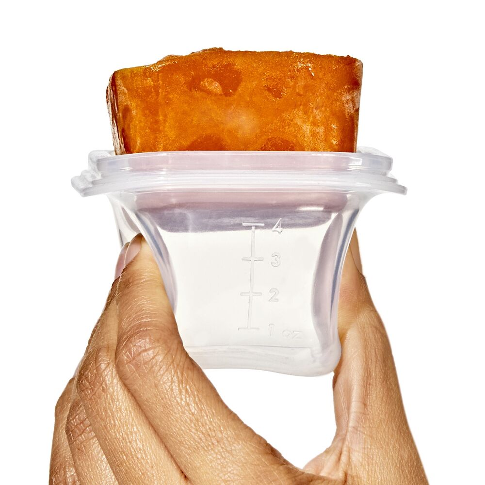 Silicone Baby Blocks Food Storage Containers (4 oz) - Opal I9