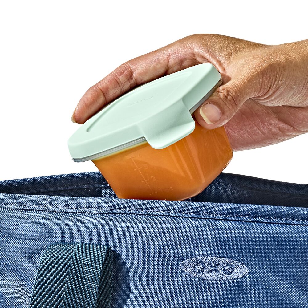 Silicone Baby Blocks Food Storage Containers (4 oz) - Opal I9