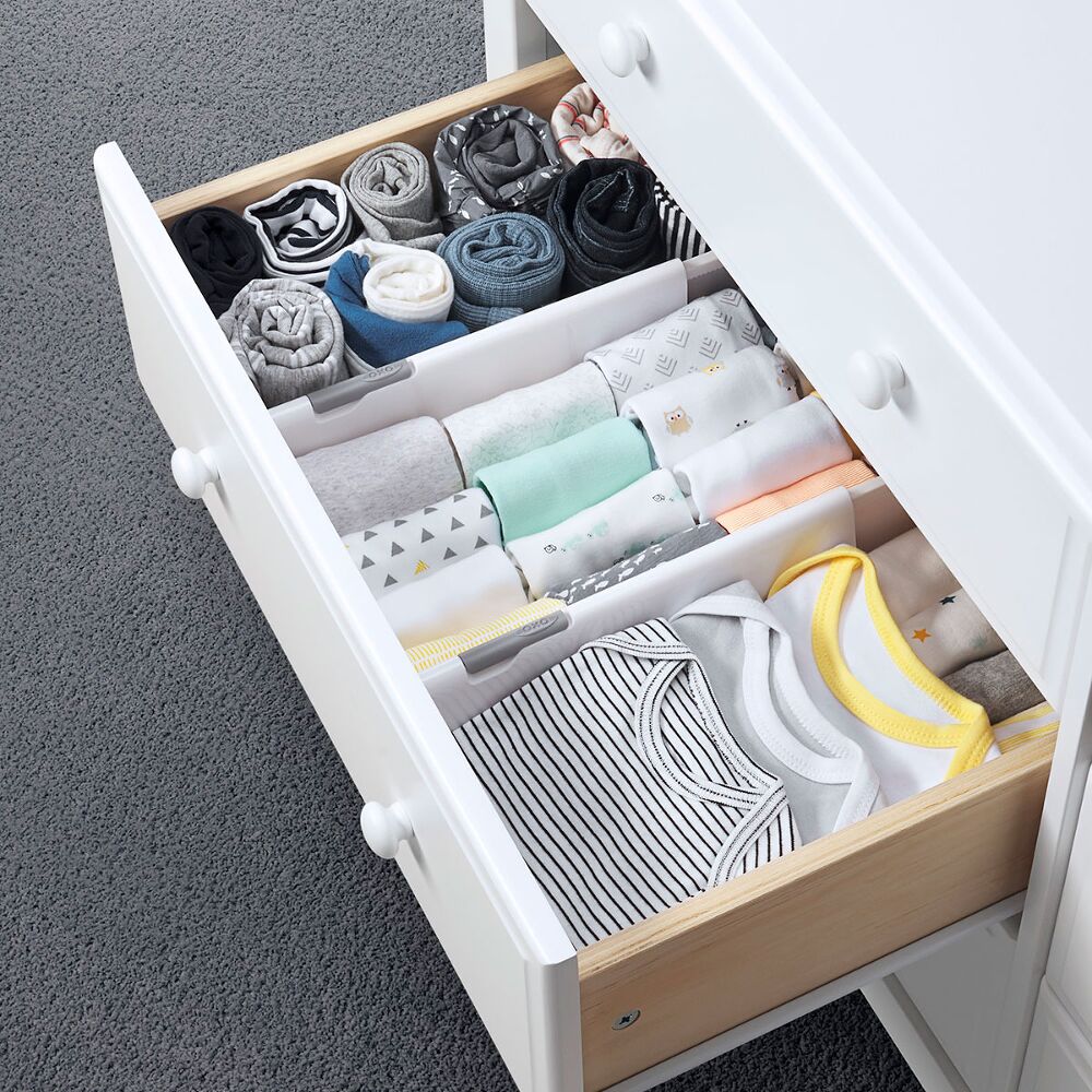 OXO TOT Expandable Dresser Drawer Divider - 4 Pack Z1