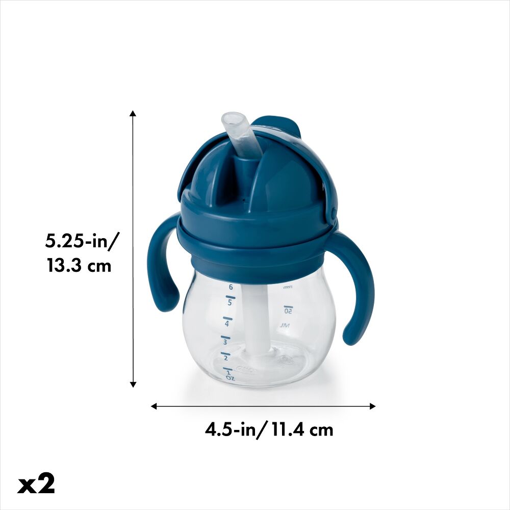 Transitions 6 Oz Straw Cup with Handles Set I5
